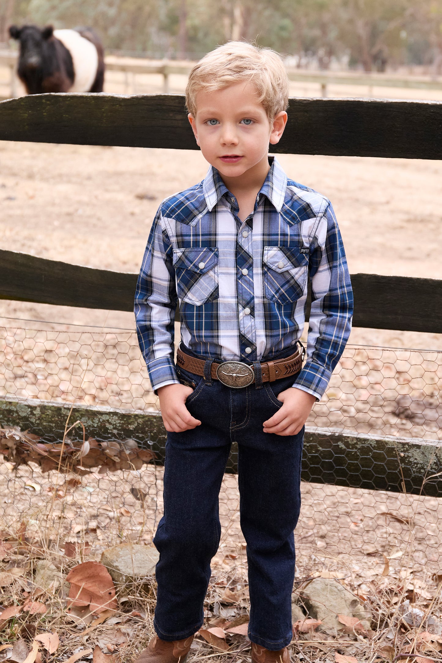 Pure Western Boys Nicholas LS Dress Shirt - P5S3100071