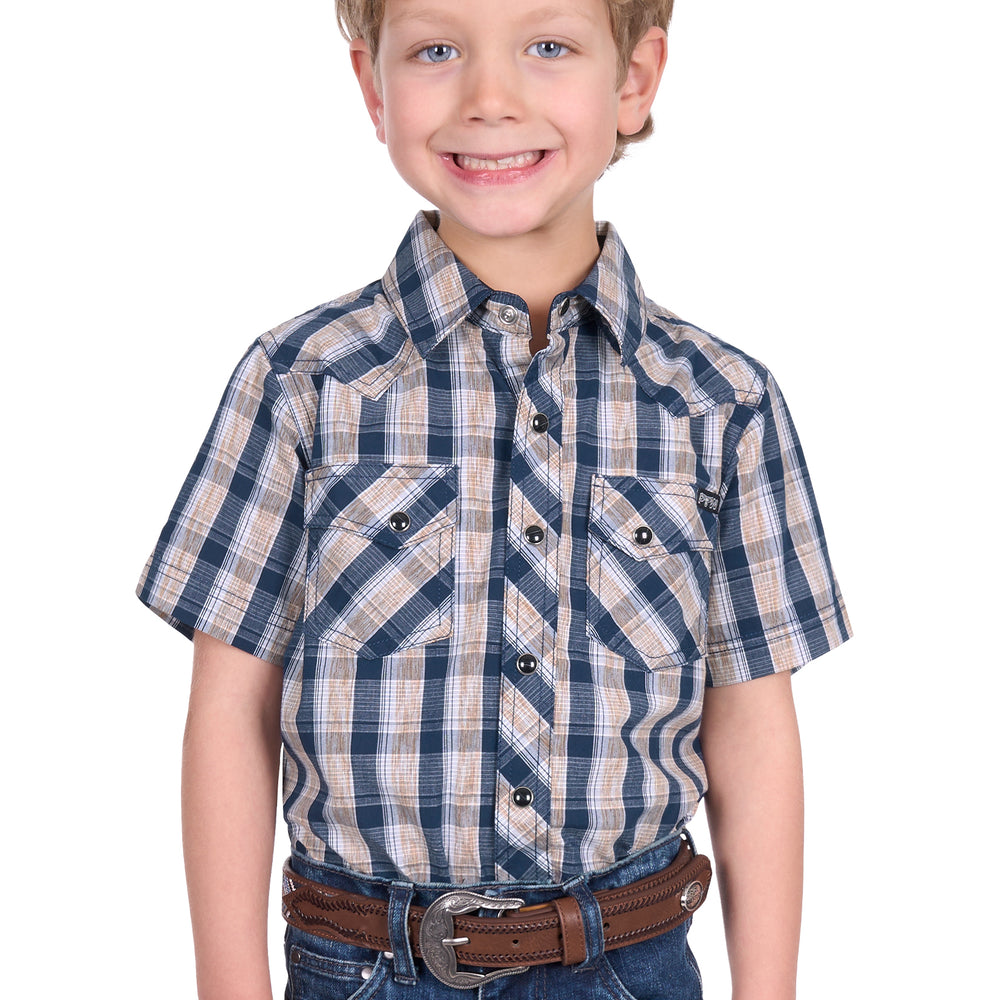 Pure Western Boys Peter SS Shirt - P5S3103075