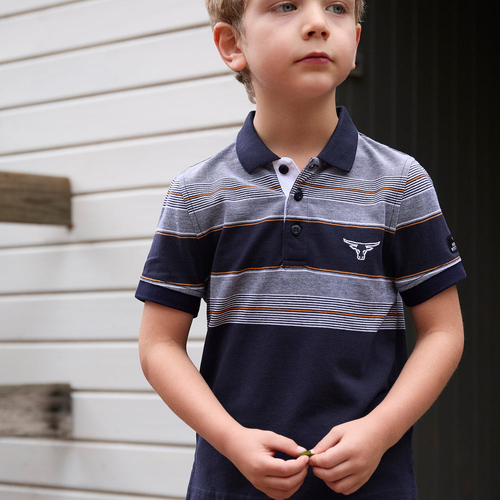 Pure Western Boys Brad Polo Shirt - P5S3500079