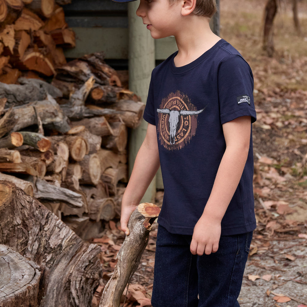 Pure Western Boys Samuel Shirt P5S3503085