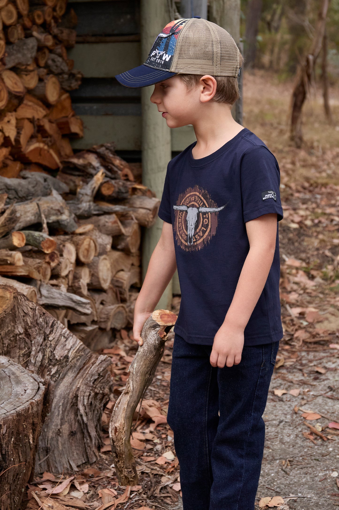 Pure Western Boys Samuel Shirt P5S3503085