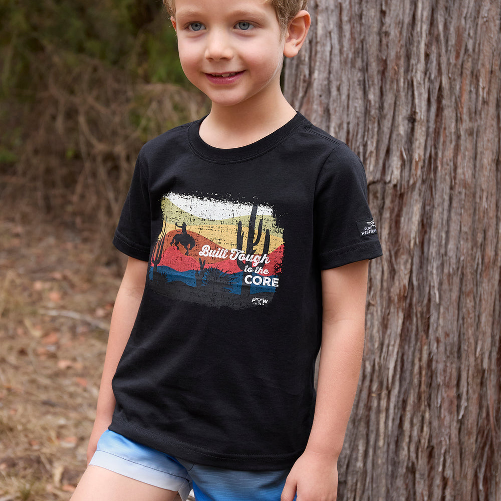 Pure Western Boys Terry Shirt P5S3503088