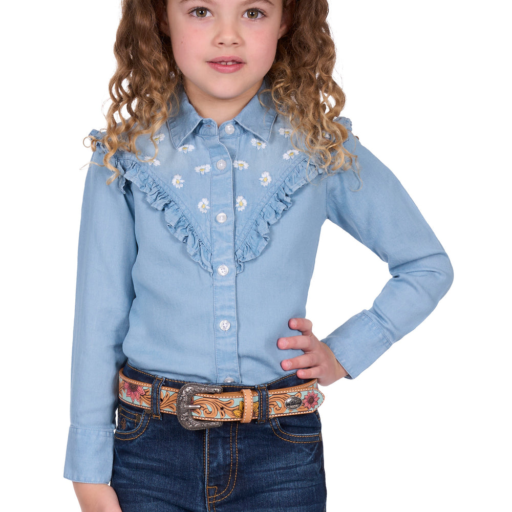 Pure Western Girls Pheobe LS Shirt P5S5126121