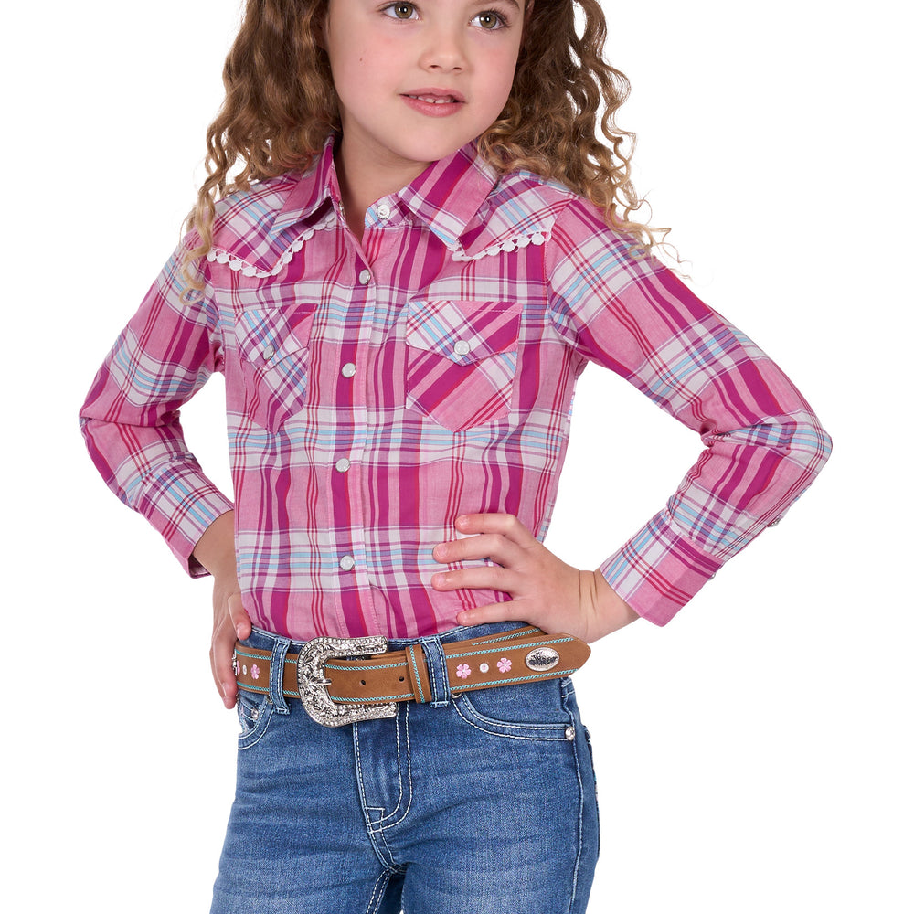 Pure Western Girls Leni LS Shirt P5S5127127