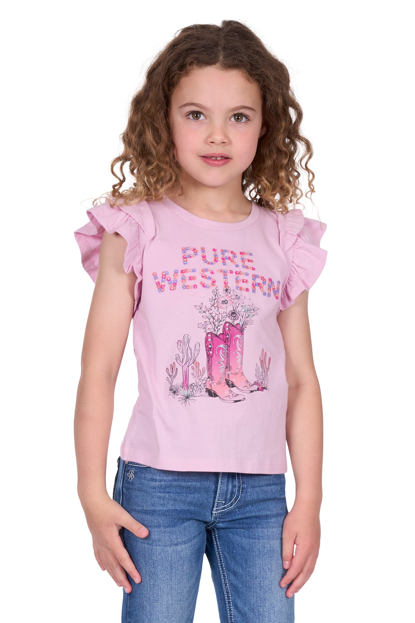 Pure Western Girls Piettea Shirt P5S5576144
