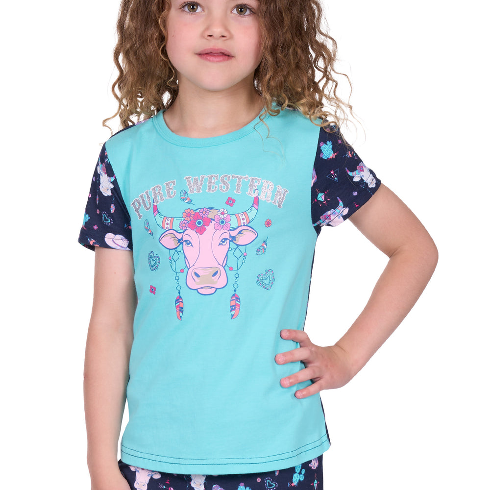 Pure Western Girls Cowgirl Pyjamas P5S5942PJS