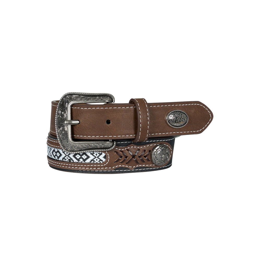Pure Western Kids Clayton Belt P5S7933BLT