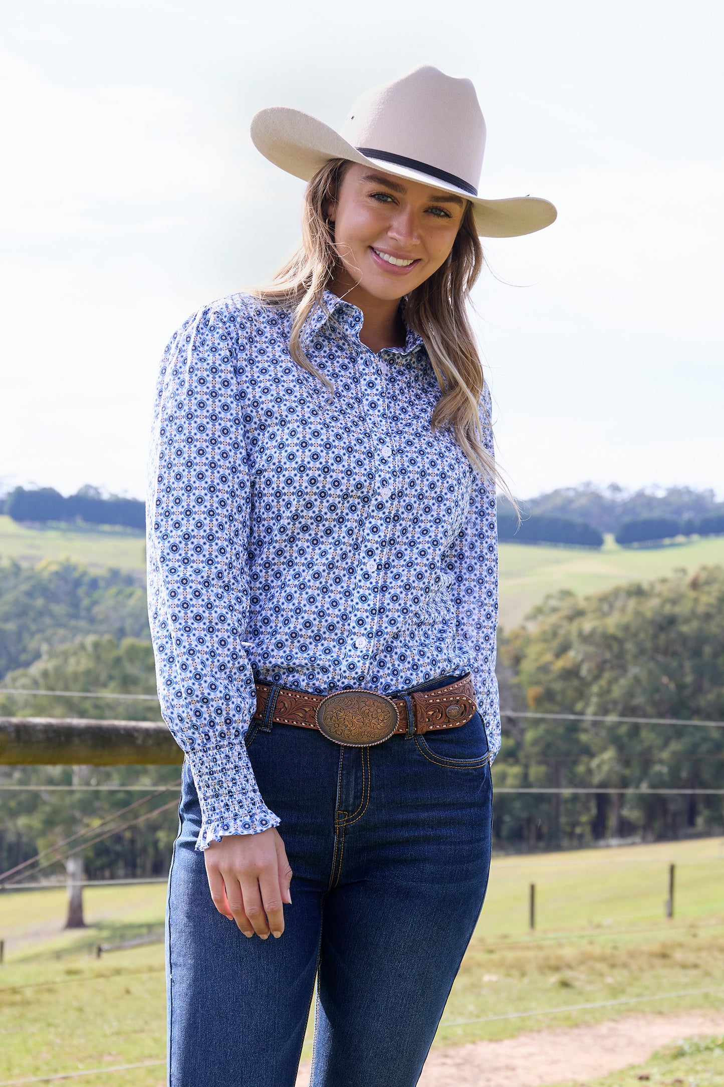 Pure Western Womens Norma Blouse - P5W2140058