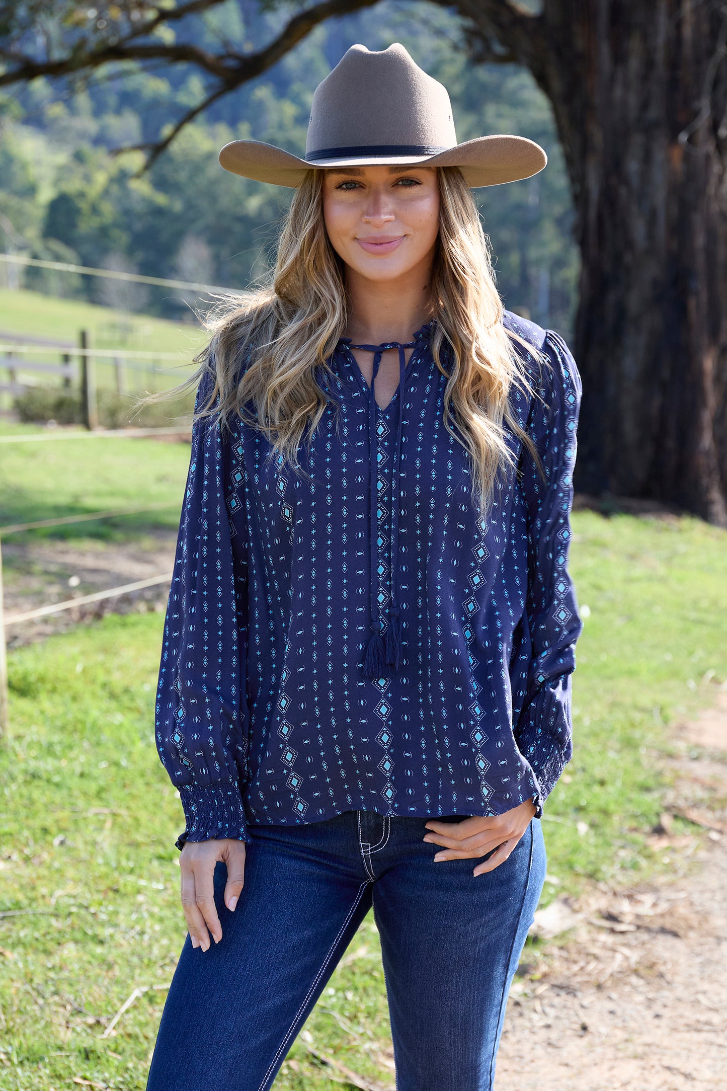 Pure Western Womens Rachel Blouse - P5W2541061