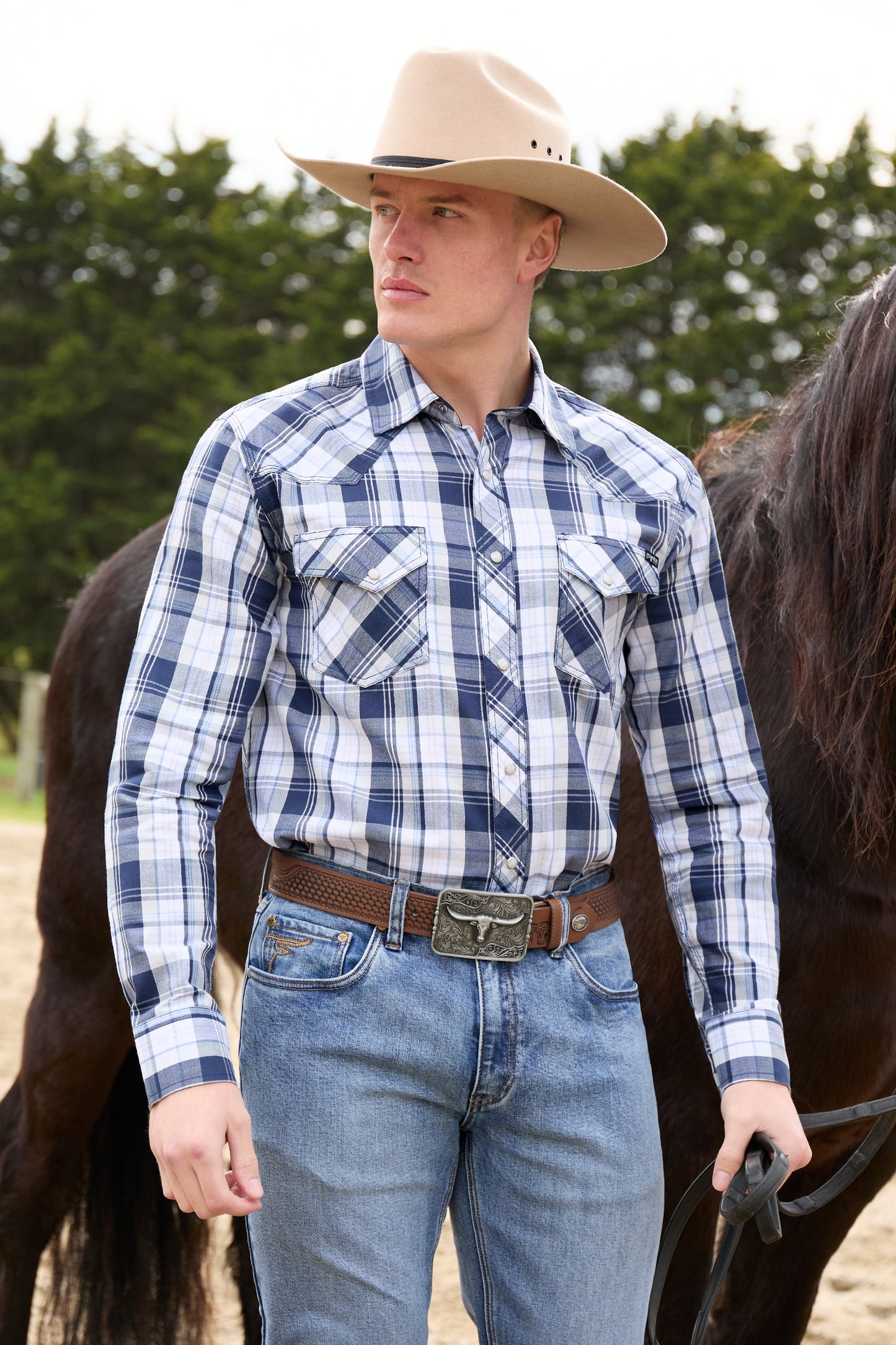 Pure Western Mens Billy LS Dress Shirt - P6W1100160