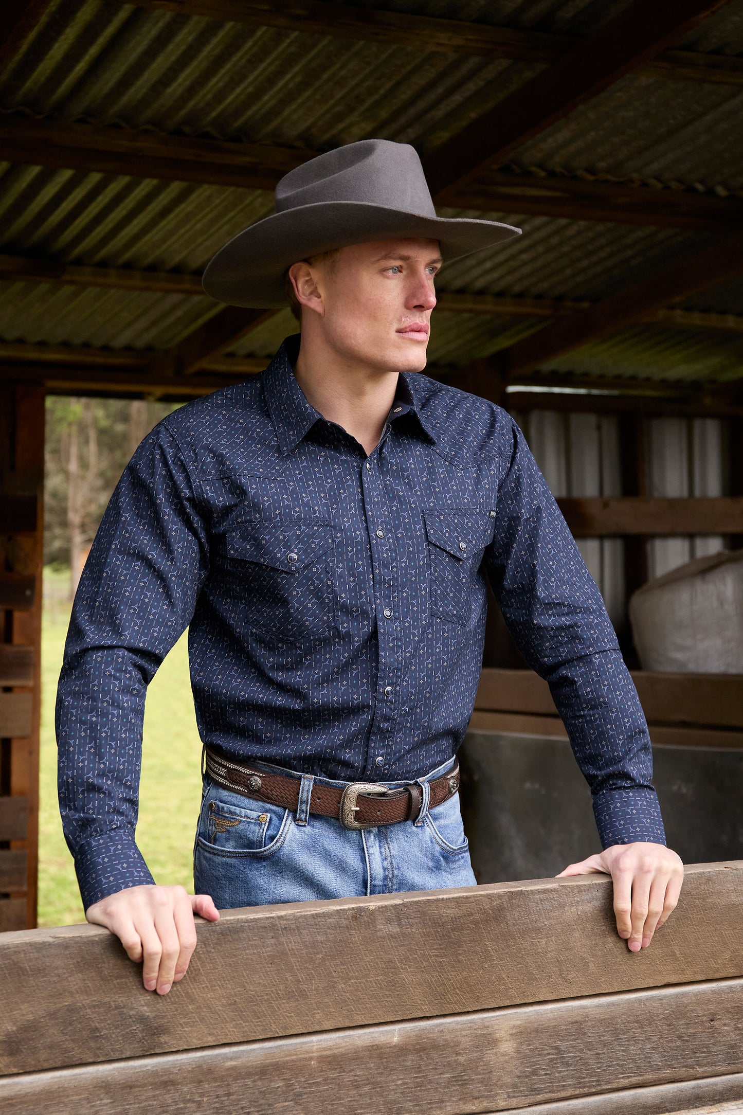 Pure Western Mens Marc LS Dress Shirt - P6W1100161