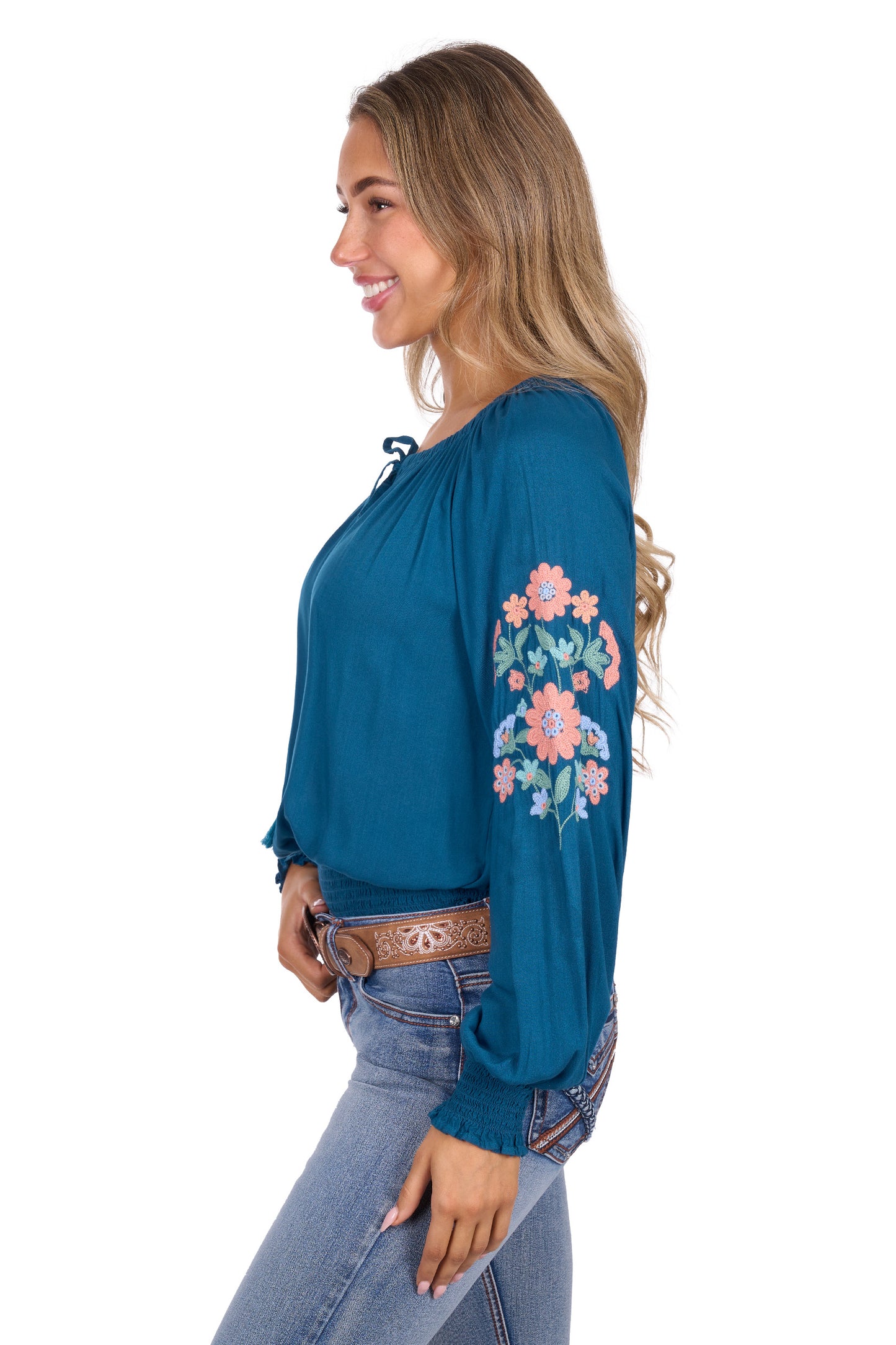 Pure Western Womens Melina LS Blouse P6W2543190