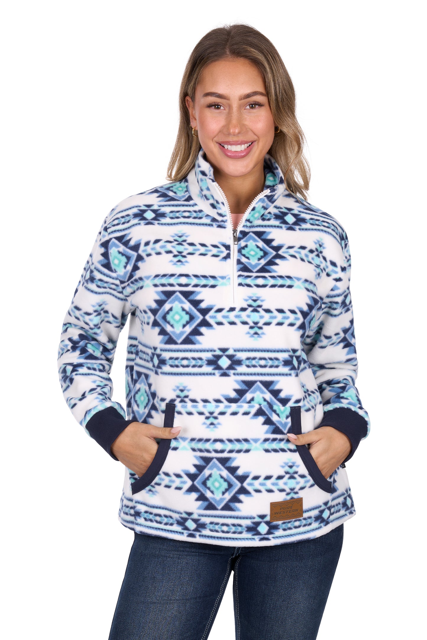 Pure Western Womens Briana 1/4 Zip Pullover P6W2593217