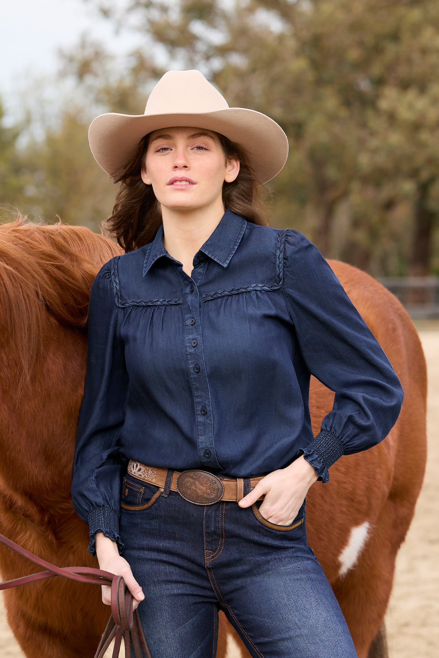 Pure Western Daniela LS Shirt - P6W2598204