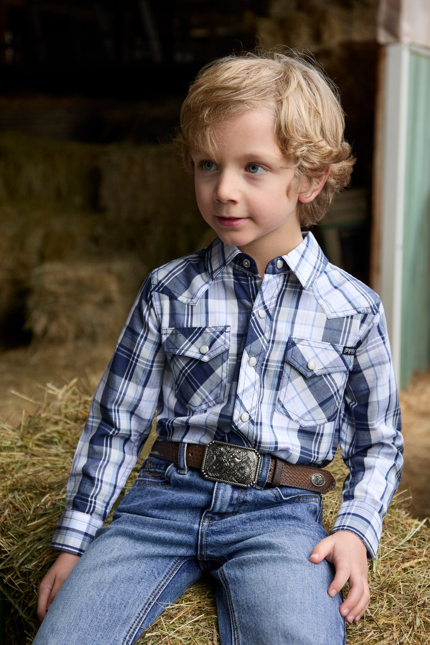Pure Western Boys Billy LS Dress Shirt - P6W3100160