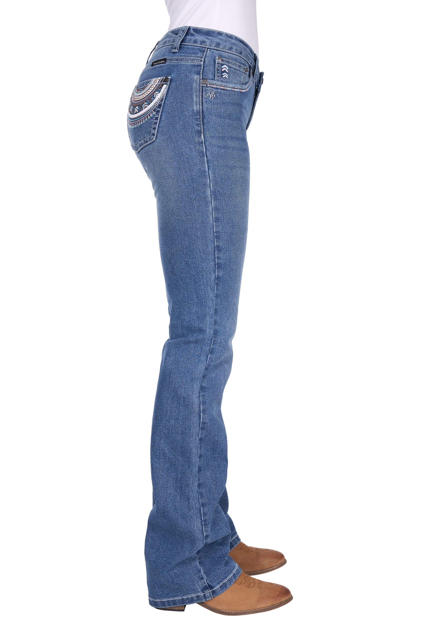 Pure Western Womens Pat Rider Jeans - 36L PCP2210231