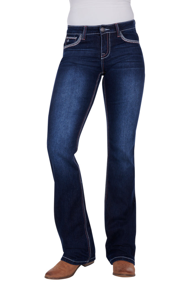 
                      
                        Pure Western Angie Relaxed Rider Jeans - PCP2210314
                      
                    