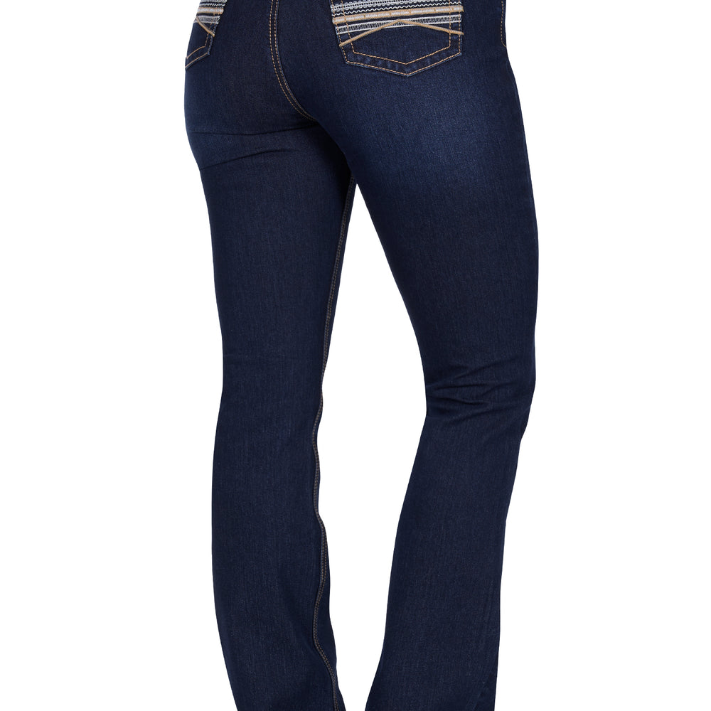 Pure Western Womens Ida High Rise Boot Cut Jeans - 34L