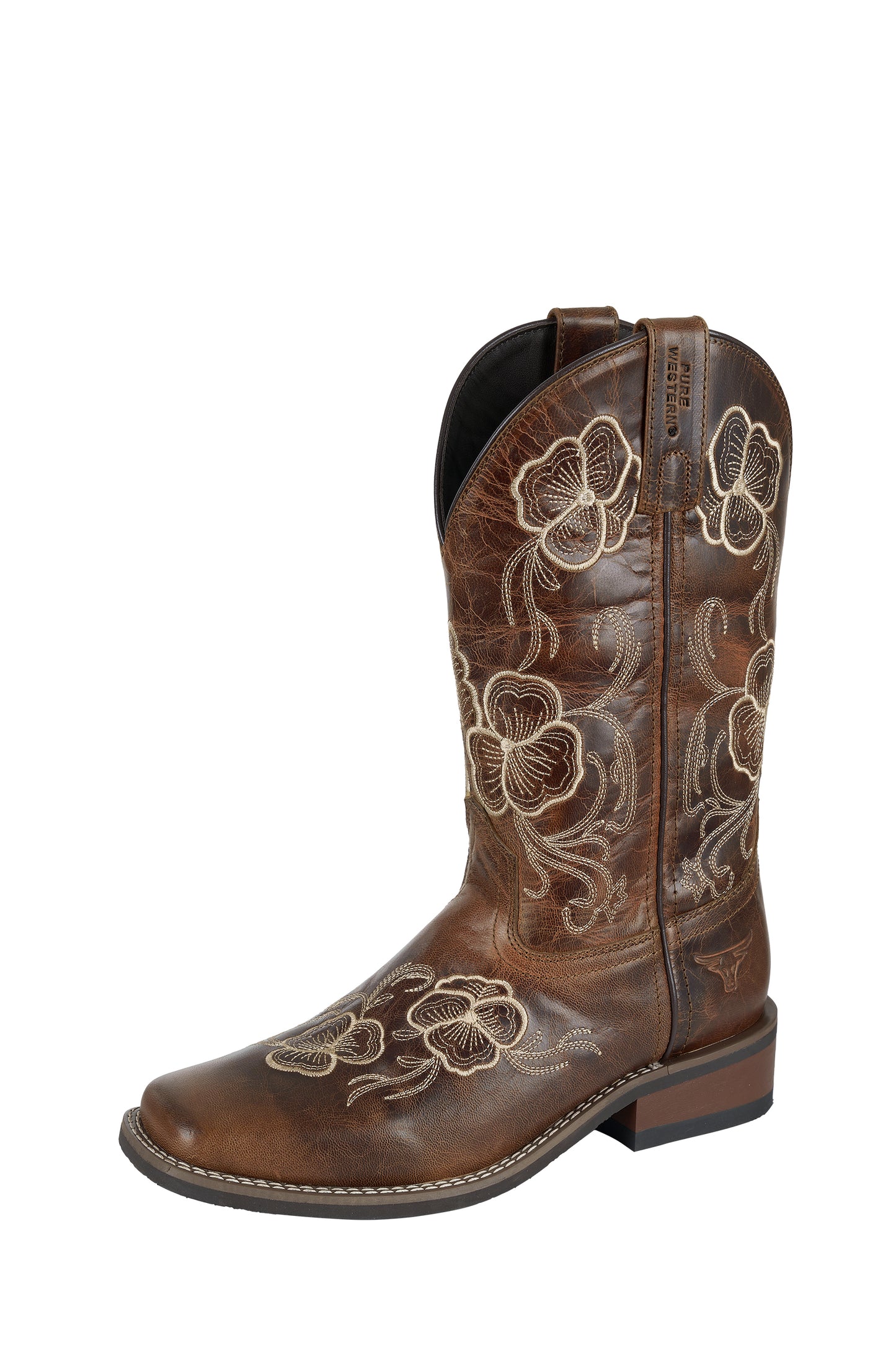 Pure Western Women's Brazos Boots - Dark Brown PCP28518