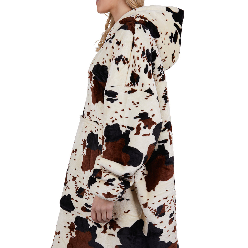 
                      
                        Pure Western Adult Cow Print Snuggle Hoodie - PCP2933SNU
                      
                    