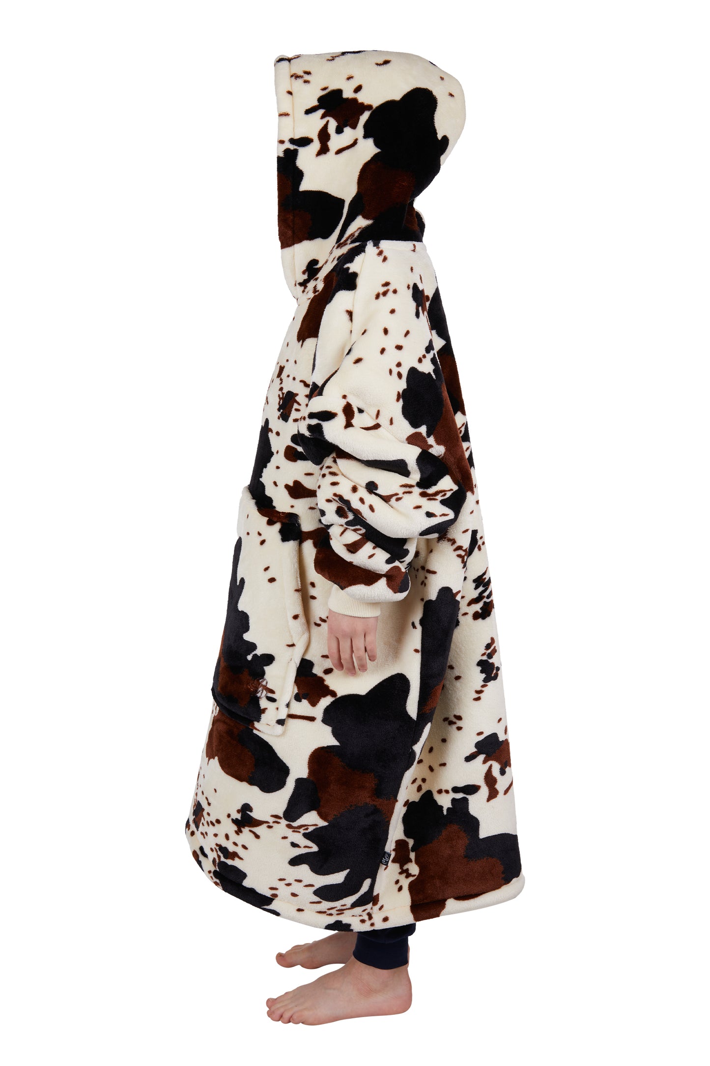 Pure Western Kids Cow Print Snuggle Hoodie - PCP7920SNU