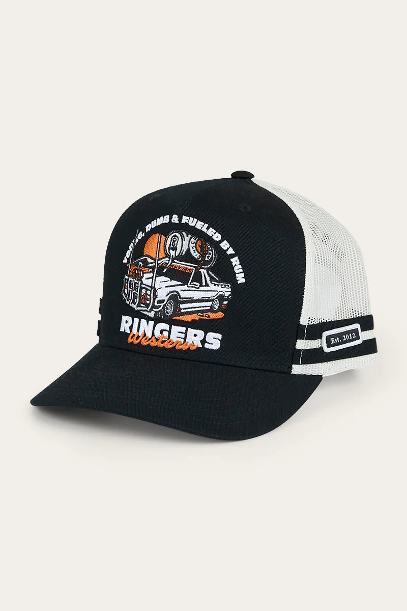 Ringers Western Rum Runner Trucker Cap - Black
