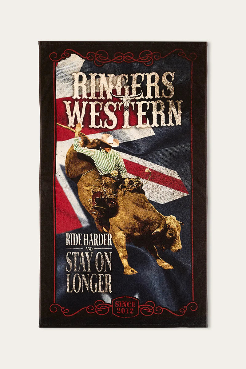 Ringers Western Ride Harder Towel