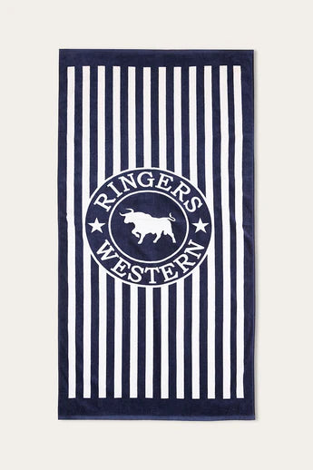 Ringers Western Striped Towel - Navy