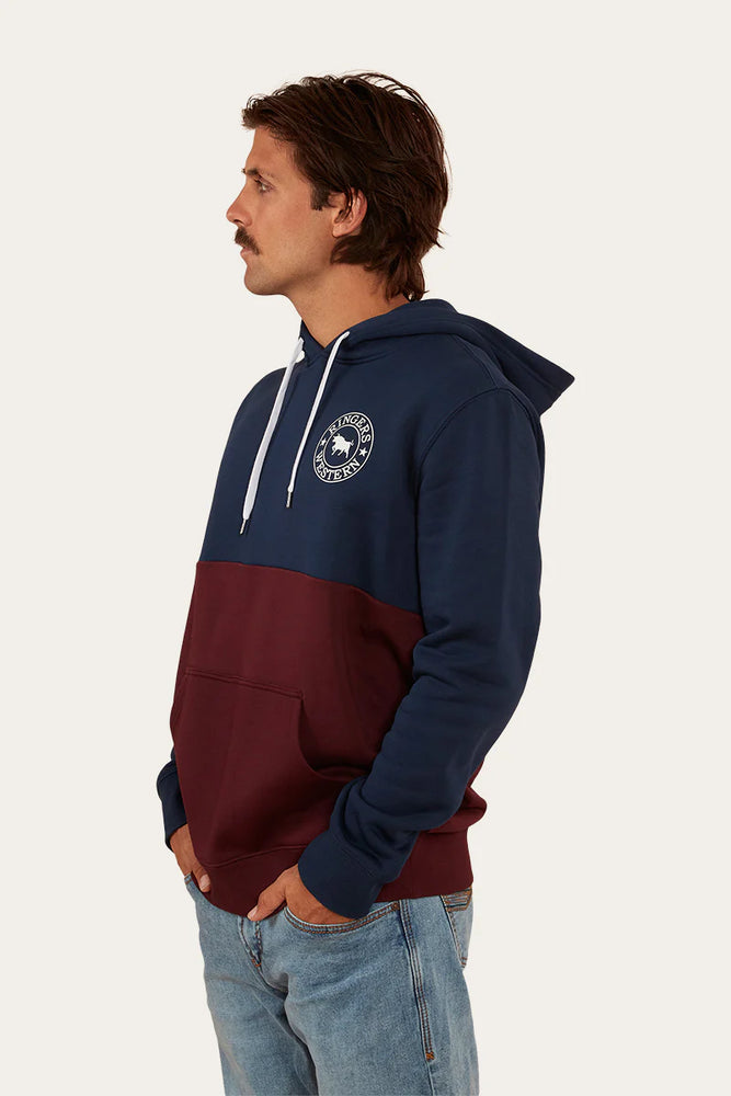 
                      
                        Ringers Western Hahndorf Mens Hoodie - Navy / Cabernet
                      
                    
