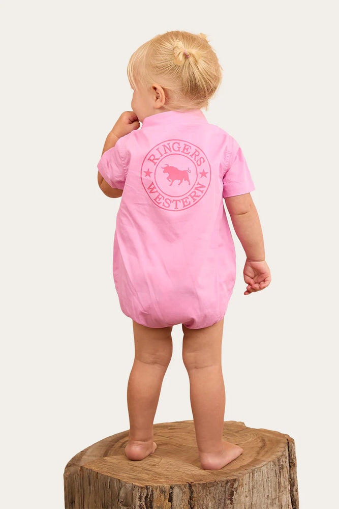 
                      
                        Ringers Western Babies Work Shirt Romper - Pastel Pink
                      
                    