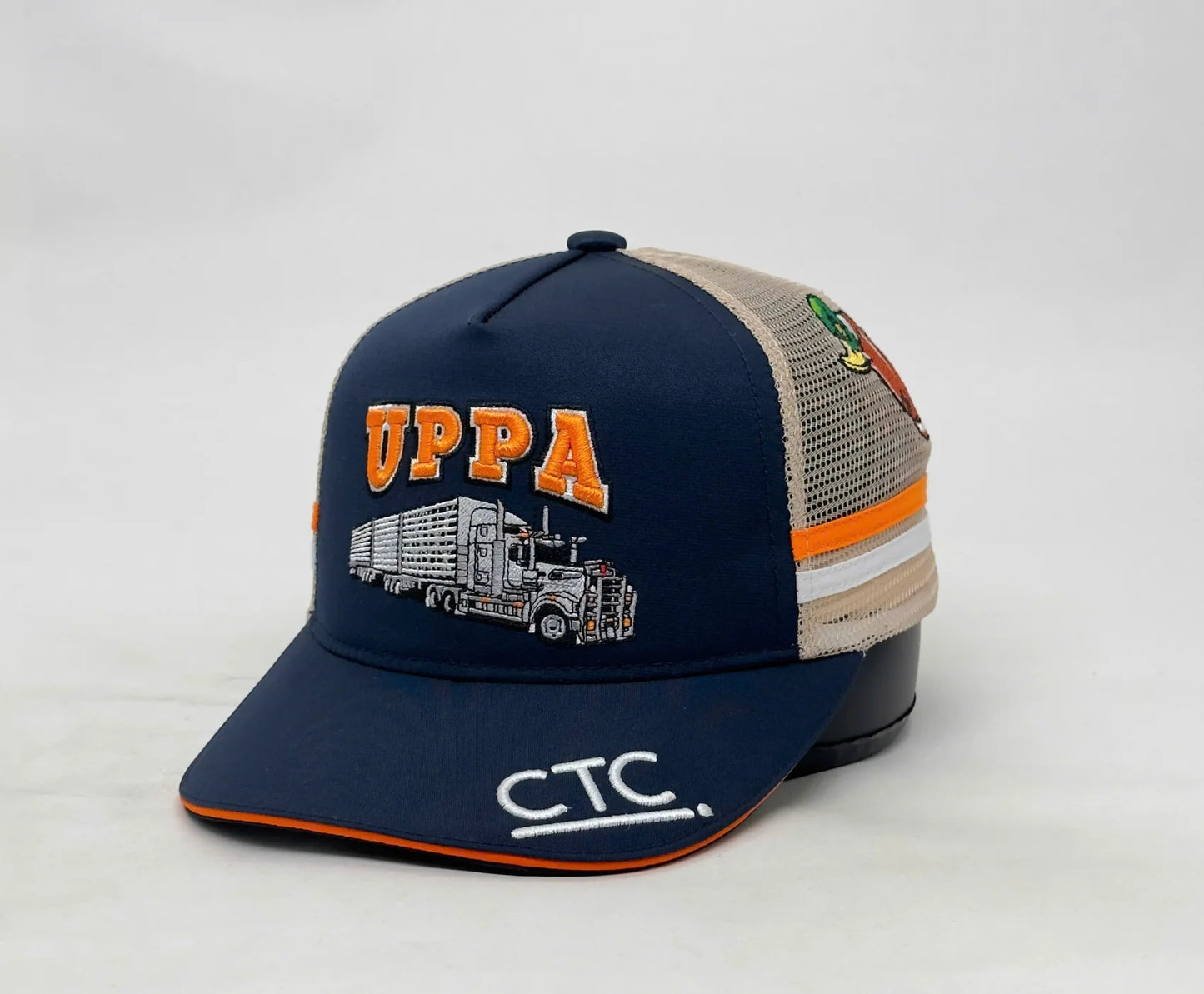 CTC Kids Uppa Trucker Cap - Navy + Beige