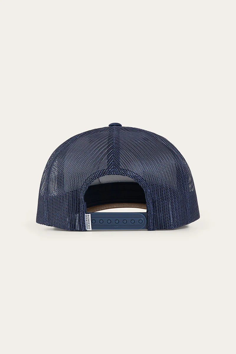 Ringers Western Signature Bull Trucker Cap - Navy / Chocolate