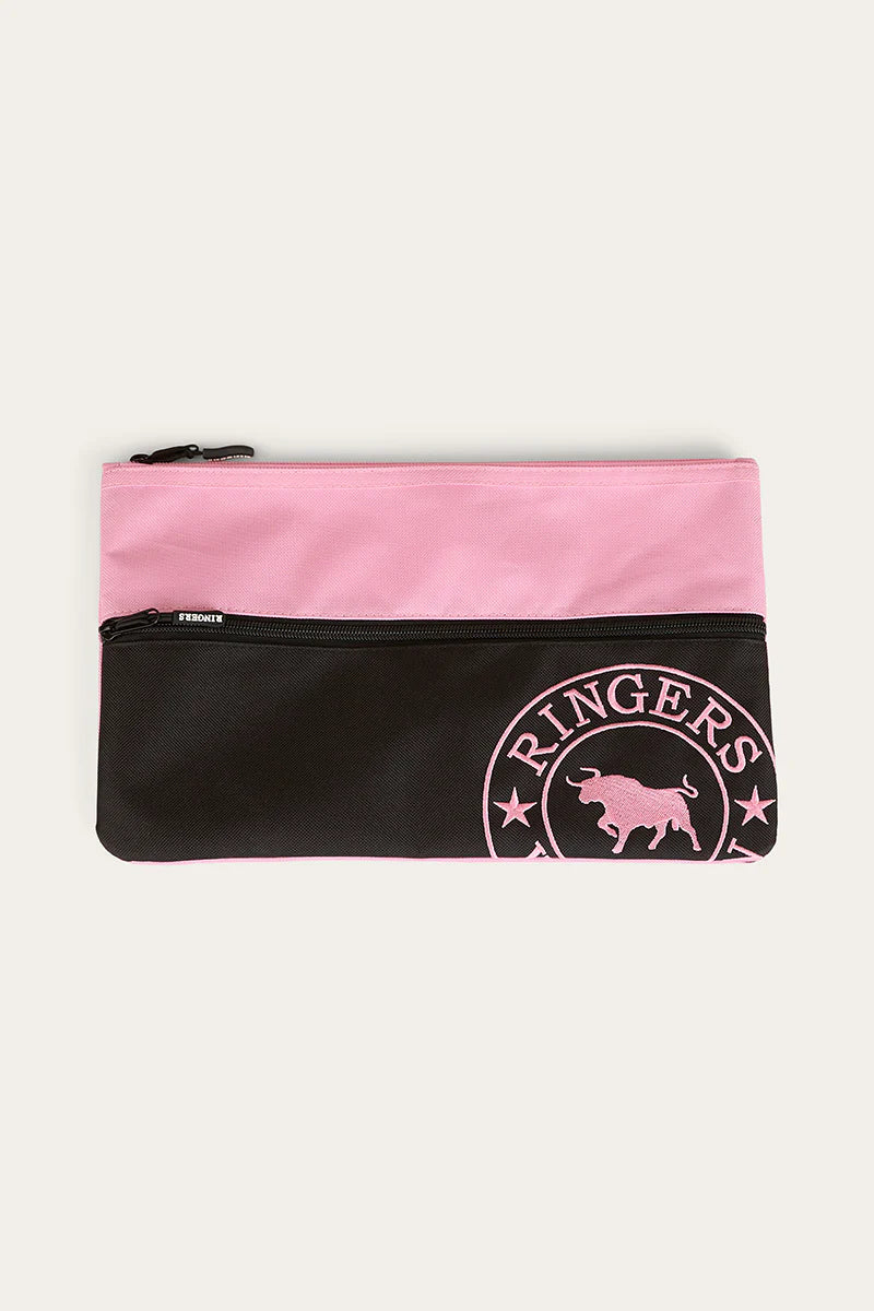 Ringers Western Spencer Pencil Case - Black / Pink