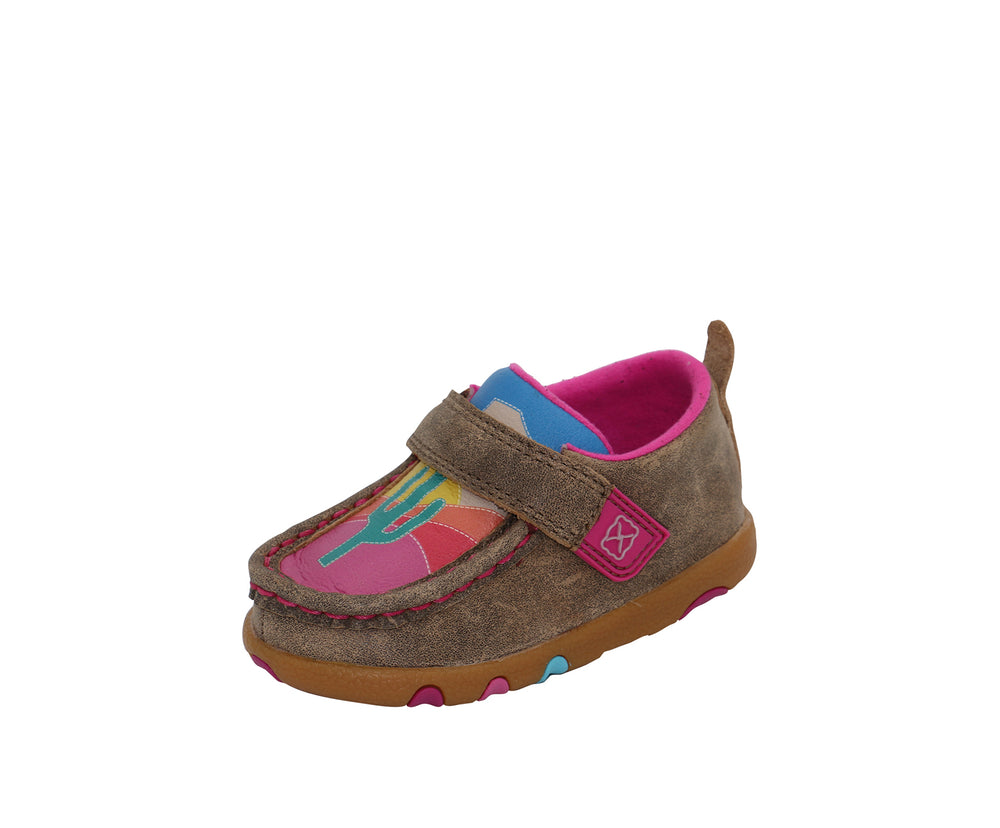 Twisted X Infants Cactus Sky Mocs - TCICA0023