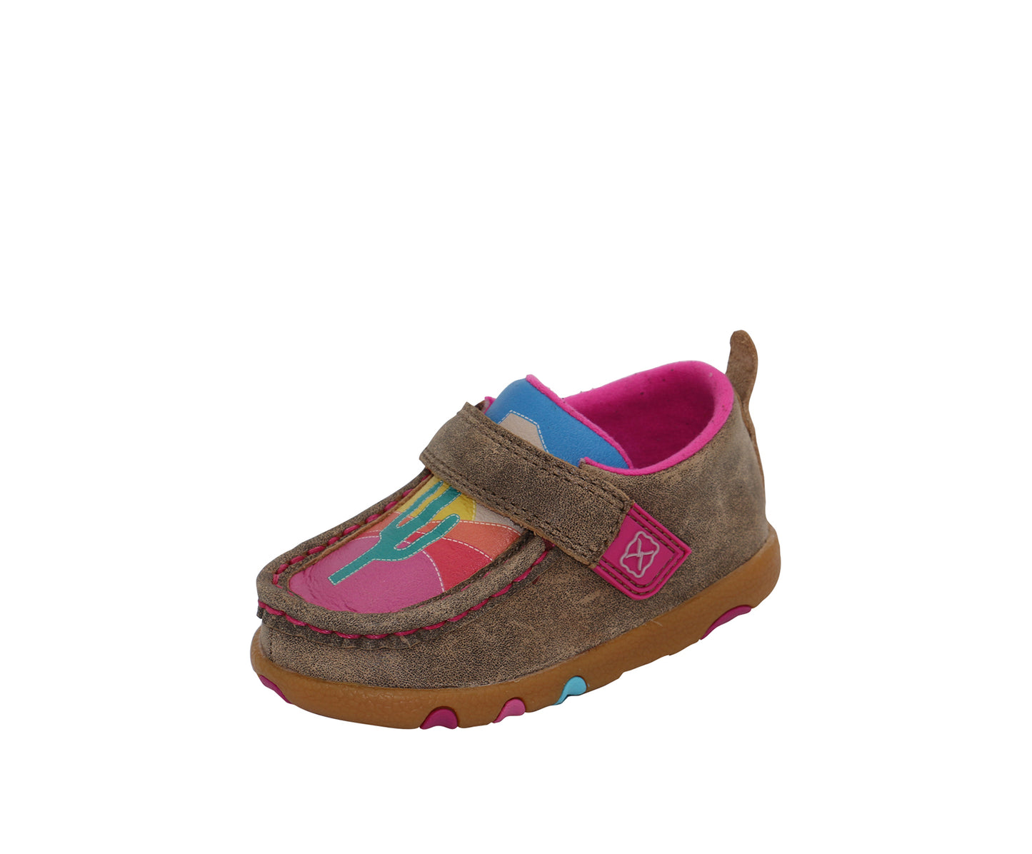 Twisted X Infants Cactus Sky Mocs - TCICA0023