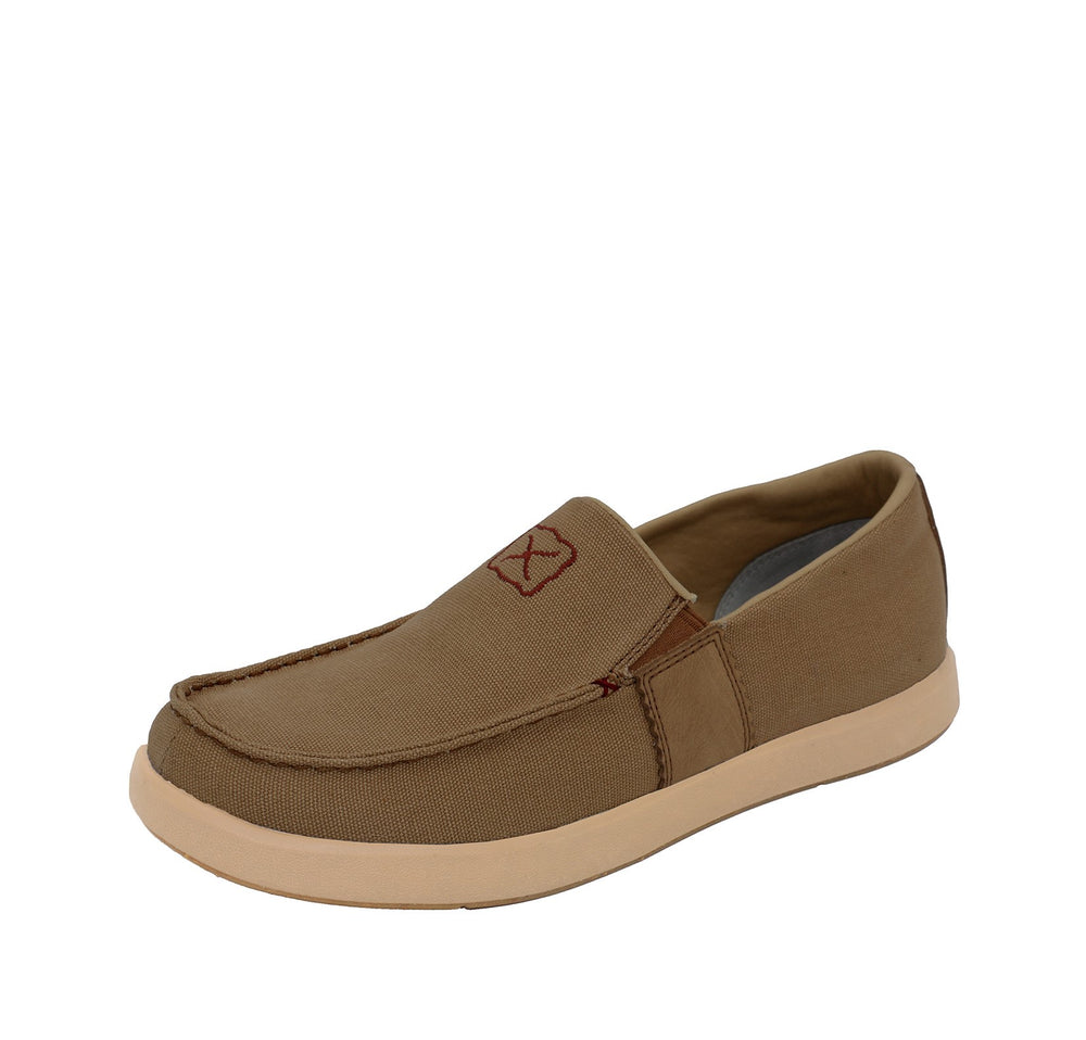 Twisted X Mens Canvas Slip On Moc - TCMRC0001