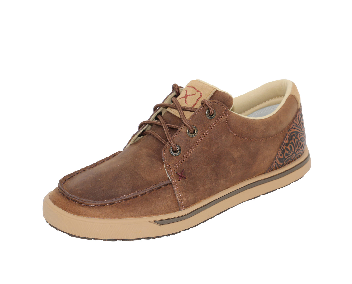 Twisted X Womens Leather Loper Lace Up Shoe - TCWCA0007