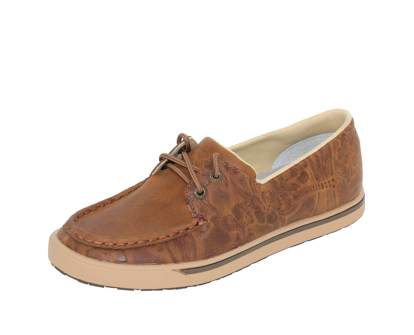 Twisted X Womens Leather Loper Lace Up Shoe - TCWCA0008
