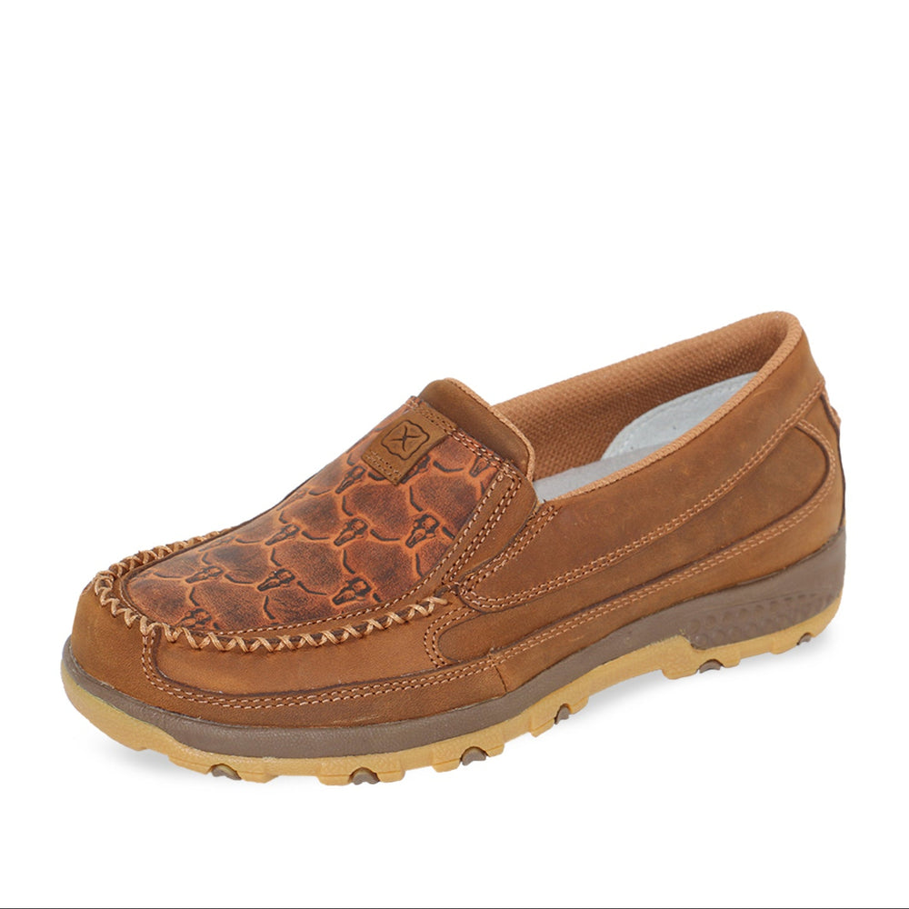 Twisted X Womens Stag Cellstretch Slip On Moc - TCWXC0062