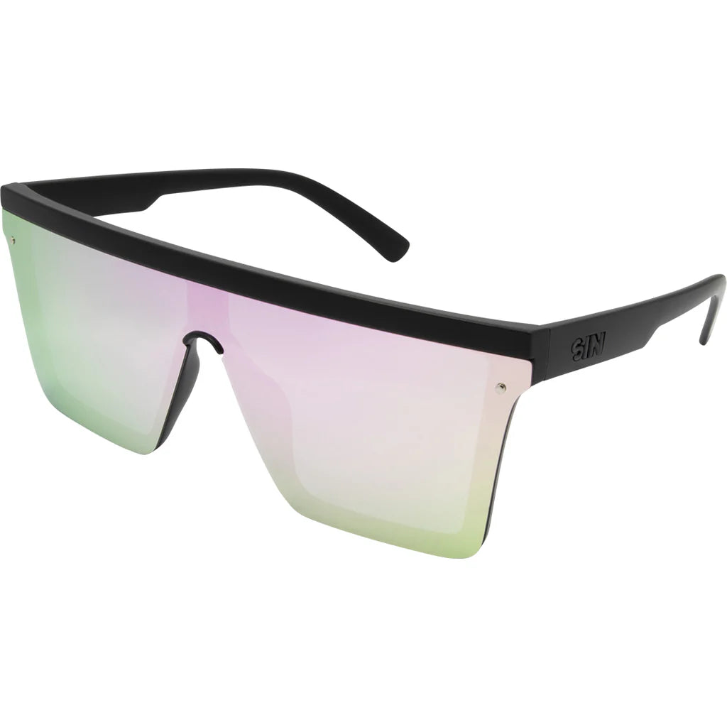 SIN The Bar Sunglasses Black Pink Hollis Rural Trading