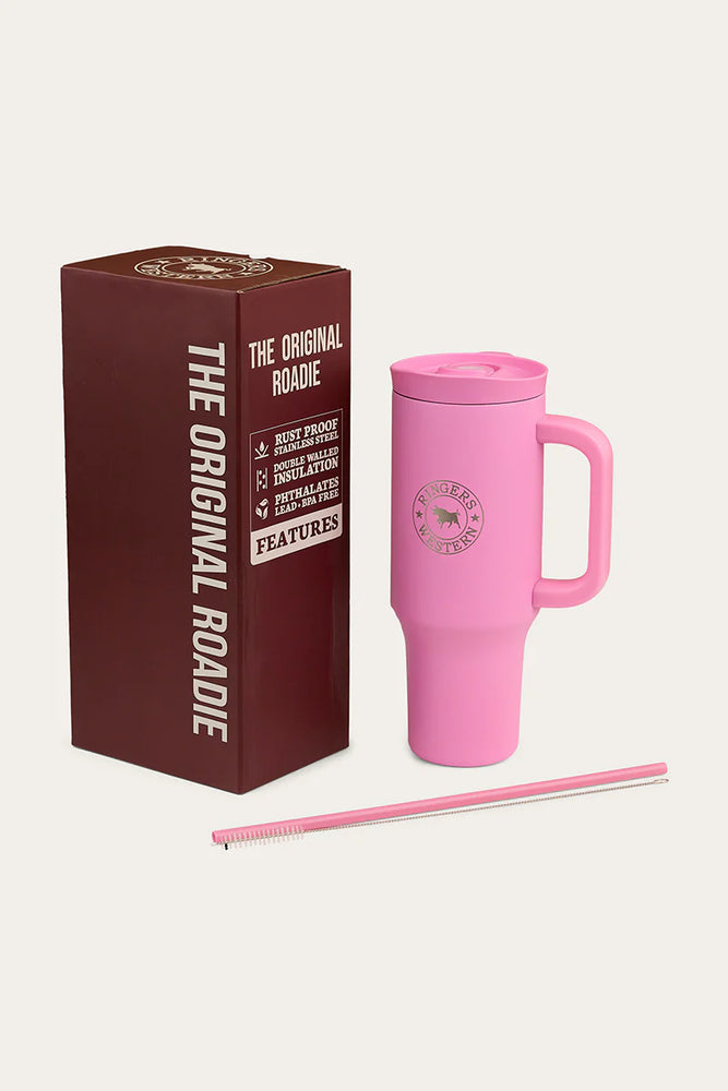 
                      
                        Ringers Western The Original Roadie Drink Bottle - Pastel Pink / White / Turquoise
                      
                    