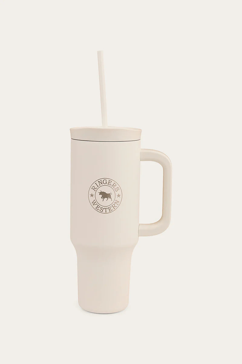 Ringers Western The Original Roadie Drink Bottle - Pastel Pink / White / Turquoise