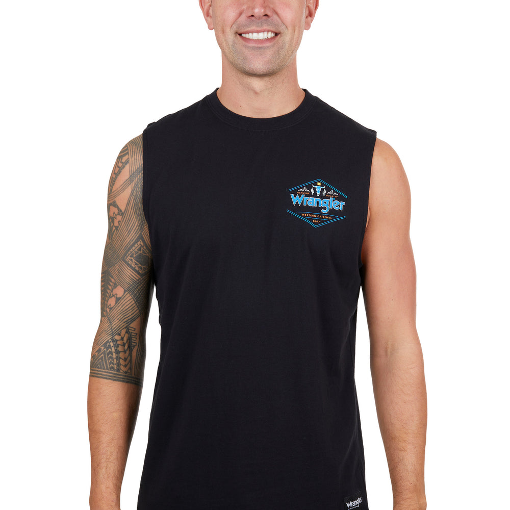 Wrangler Mens Jack Muscle Tank - X4S1572176