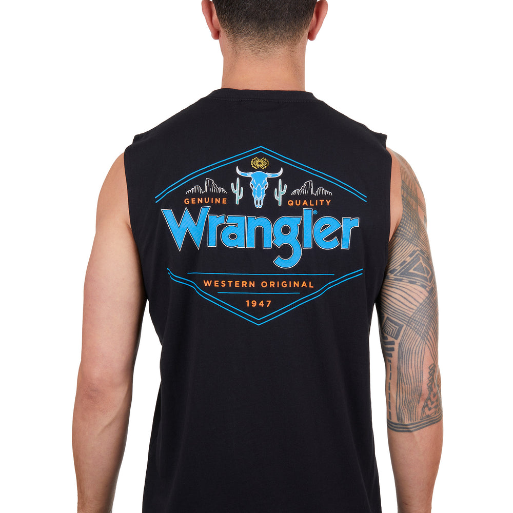 Wrangler Mens Jack Muscle Tank - X4S1572176