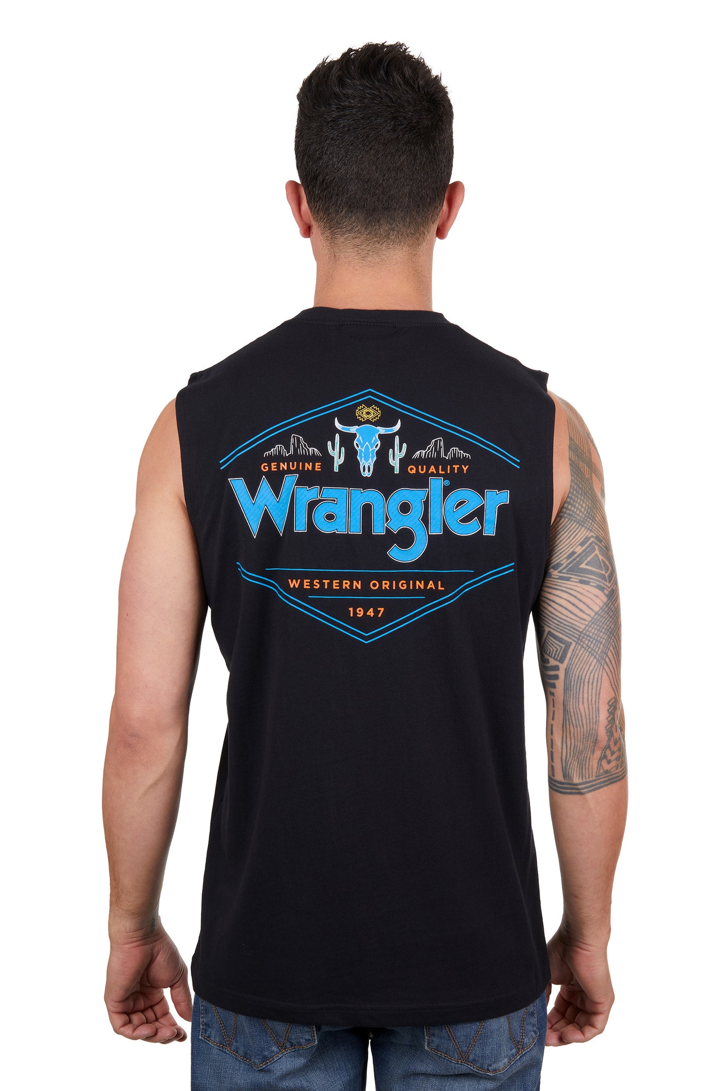 Wrangler Mens Jack Muscle Tank - X4S1572176