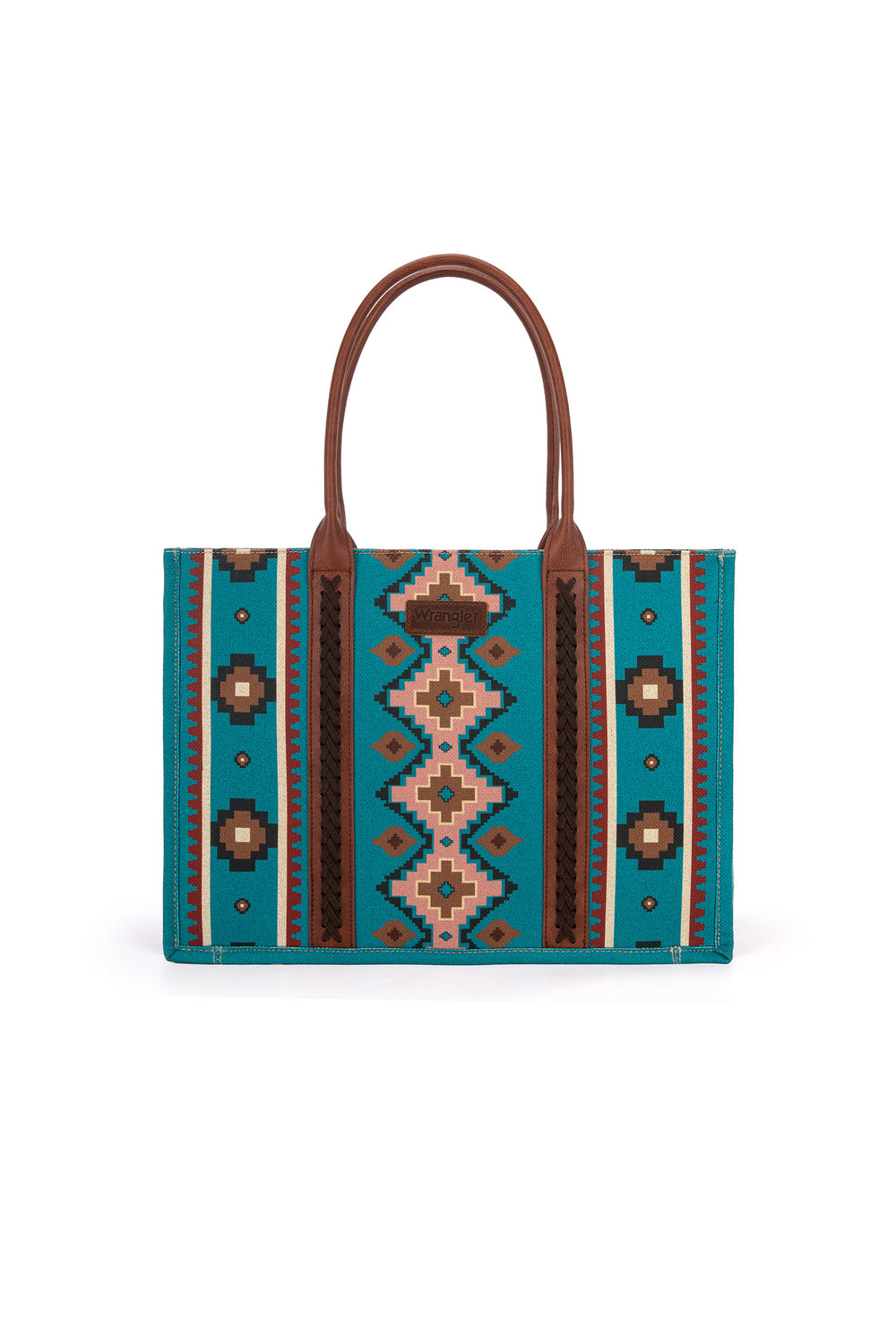 Wrangler Southwestern Tote Bag - X4S2951BAG - AQUA