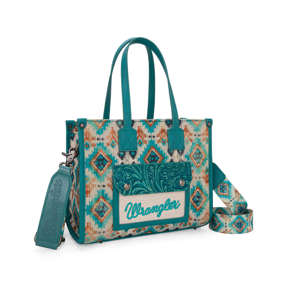 
                      
                        Wrangler Aztec Crossbody Tote Bag X4S2971BAG - Turquoise
                      
                    