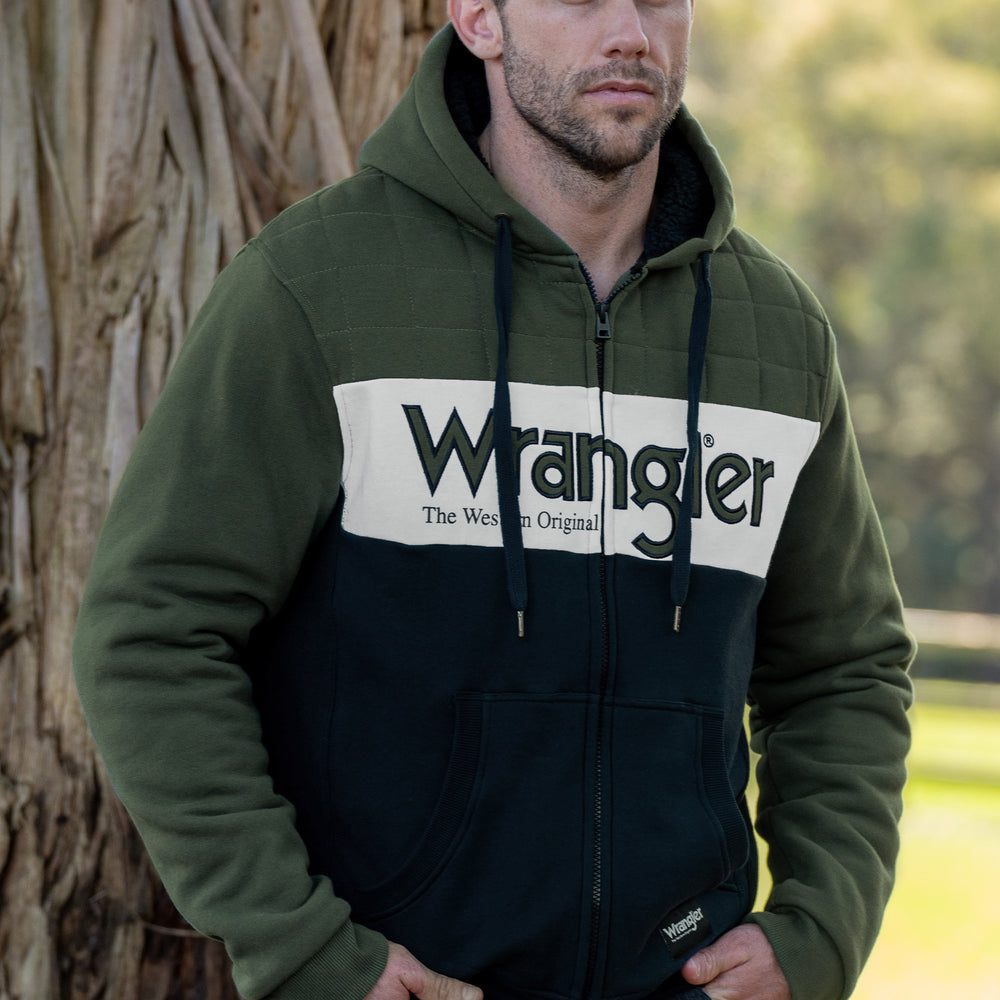 
                      
                        Wrangler Mens Elliot Zip Up Hoodie - Navy Cypress - X4W1778029
                      
                    