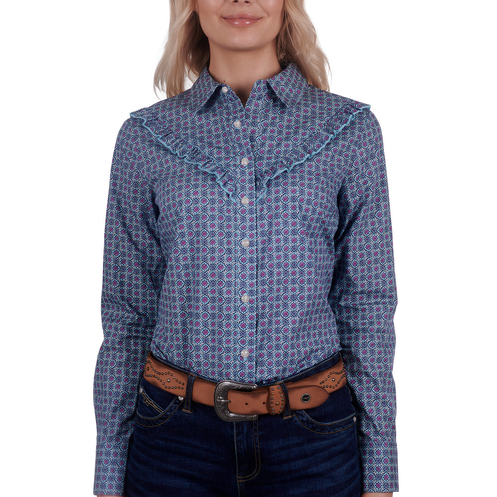 
                      
                        Wrangler Womens Asher Arena Blouse -  X4W2126057
                      
                    