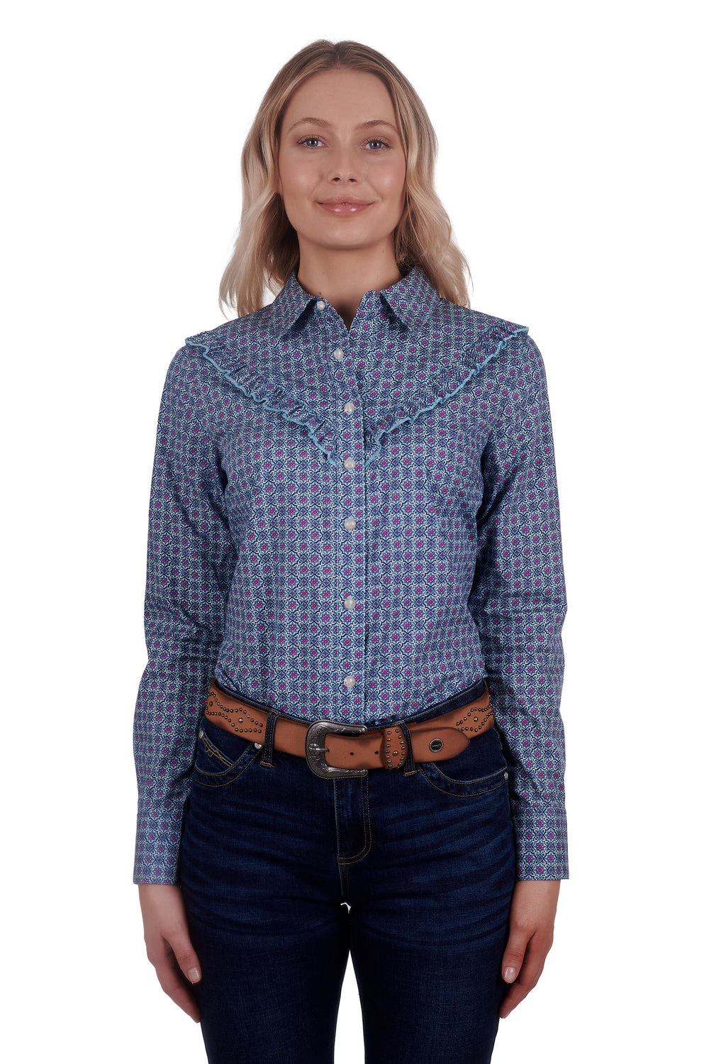 Wrangler Womens Asher Arena Blouse -  X4W2126057